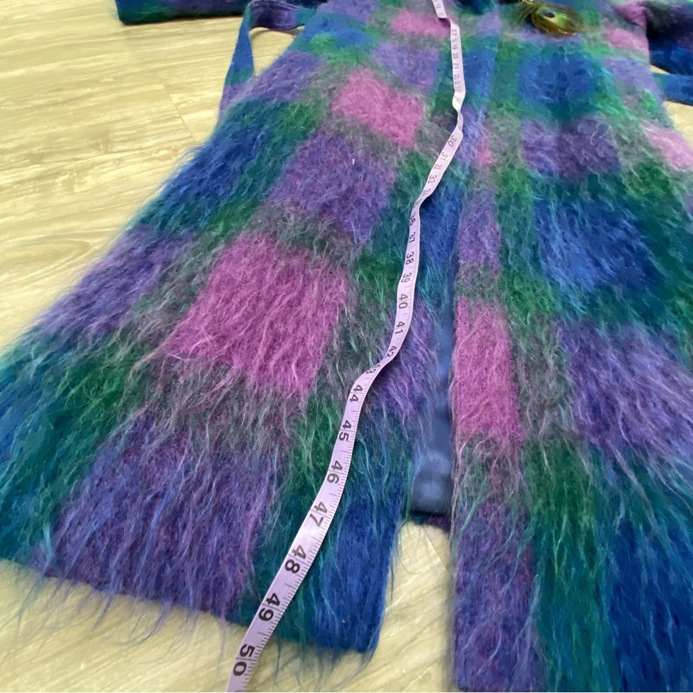 Artisan GEM Made in IRELAND Mohair jacket/coat w vintage/retro feel w Vince vibe - Picture 14 of 16